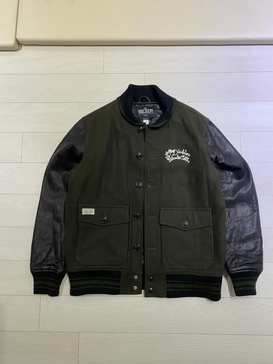 10DEEP Tendip real leather stadium jacket bloomers size M