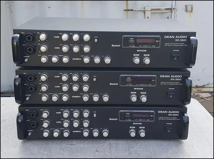 DEAN AUDIO SR-350D 중고 2채널 다용도 앰프