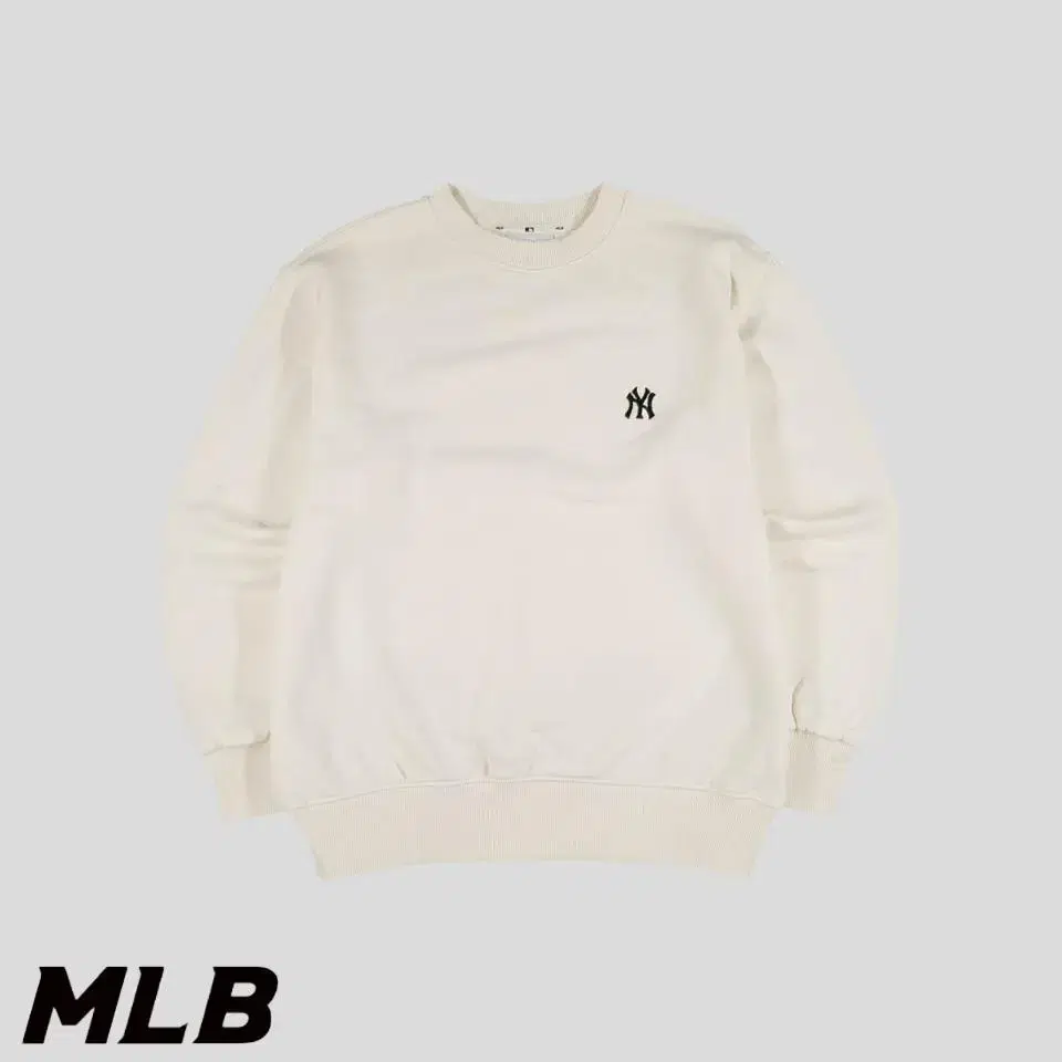 MLB M Elvis Ivory 100% Cotton Brushed Sweatshirt M