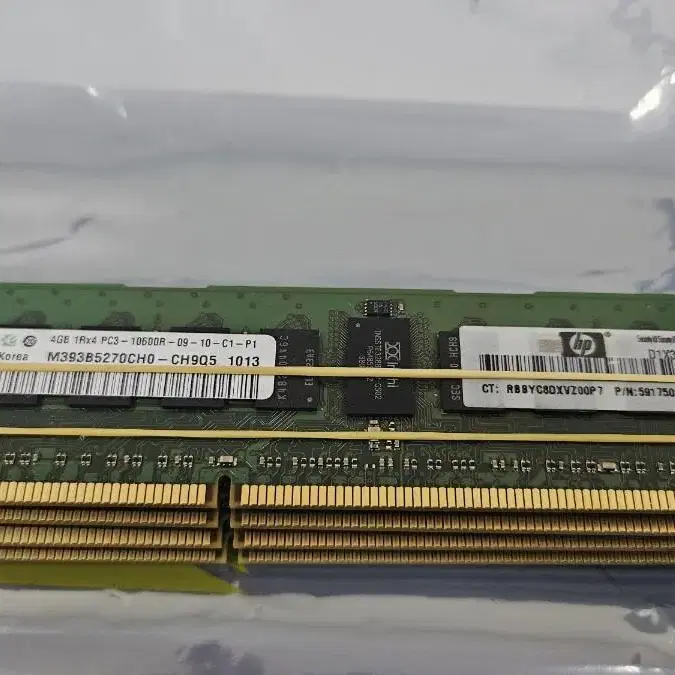 삼성 서버용 DDR3 4G 4개 ECC 10600R