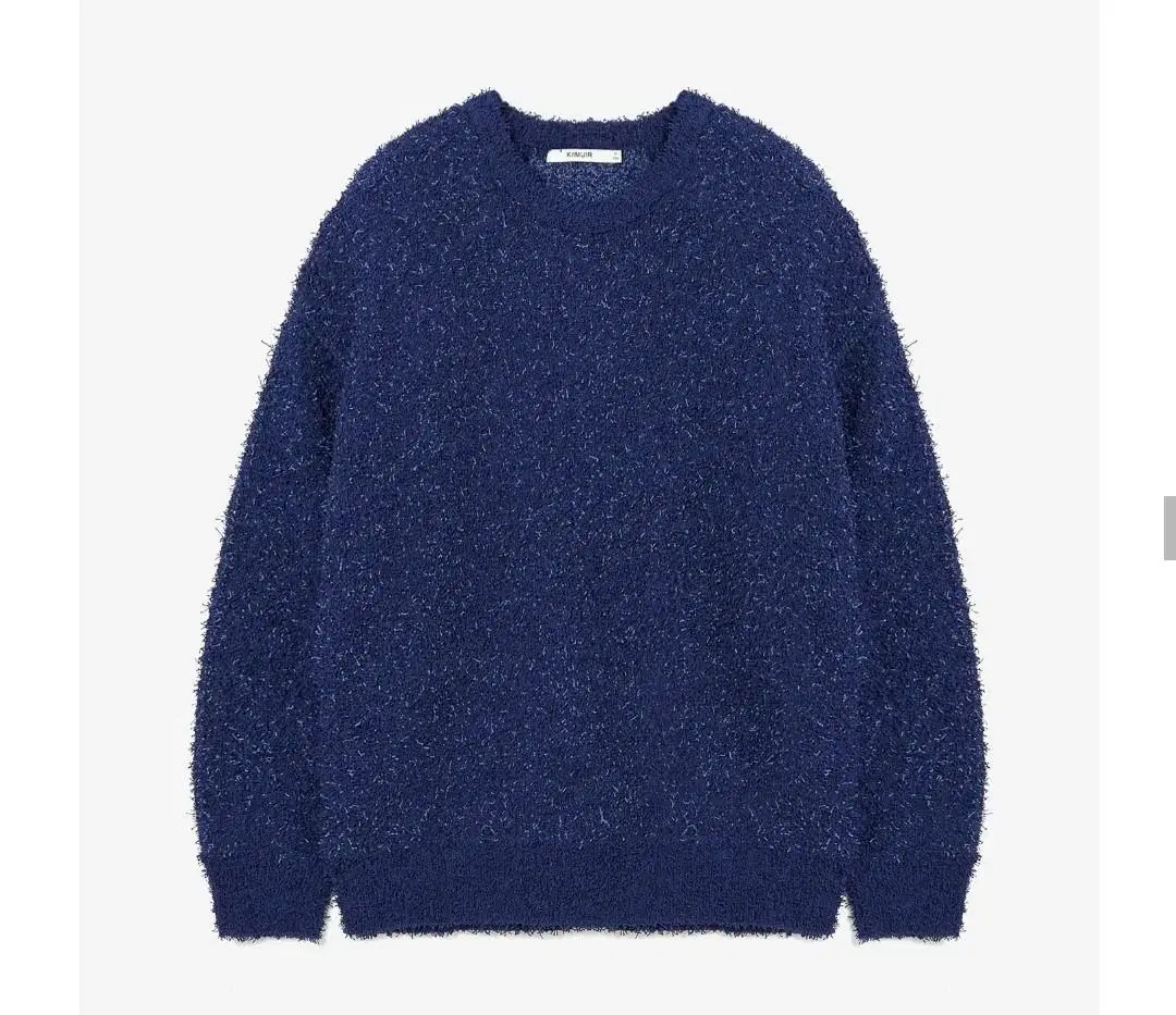 Keymuir Boucle Tail Crewneck Knit bloo M