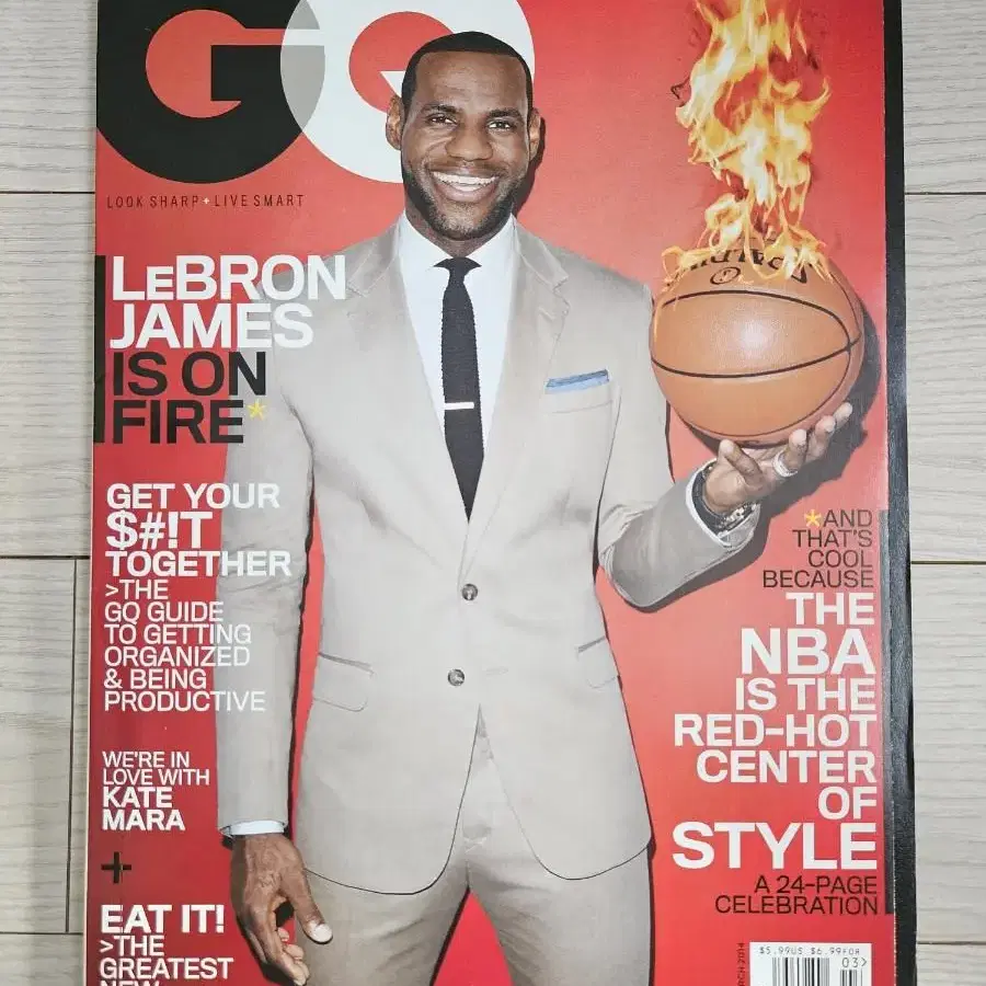 GQ 14년 르브론 제임스 영문 패션 잡지 Lebron James