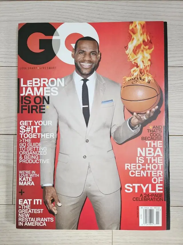 GQ 14년 르브론 제임스 영문 패션 잡지 Lebron James