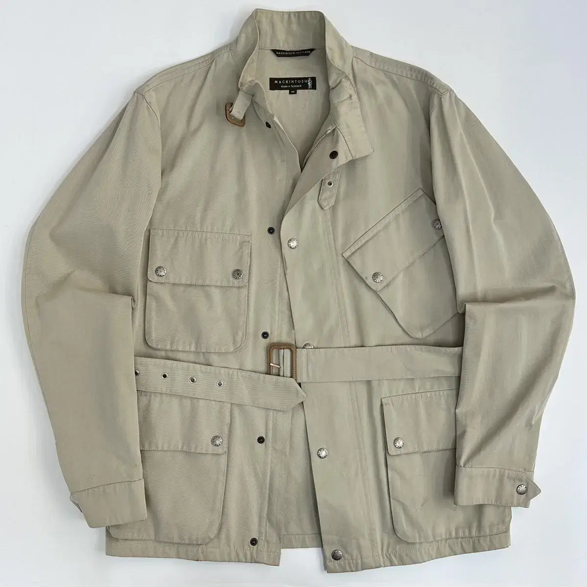 Macintosh Beige Motorcycle Jacket