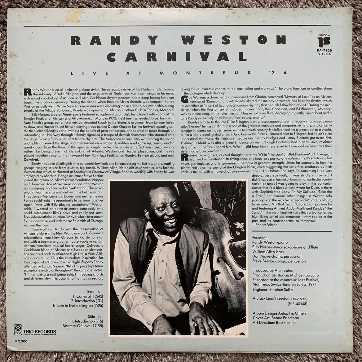 Randy Weston LP