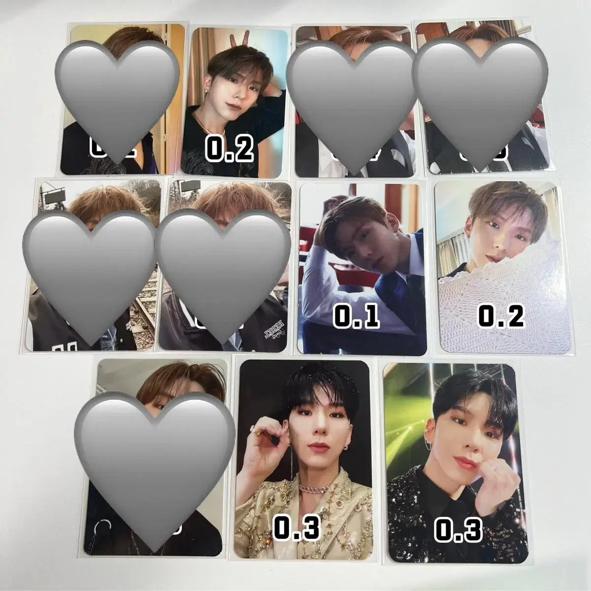 monsta x kihyun shape of love photocard wts