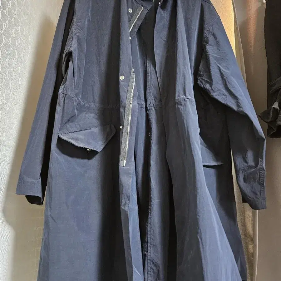 노클 relax weather parka navy