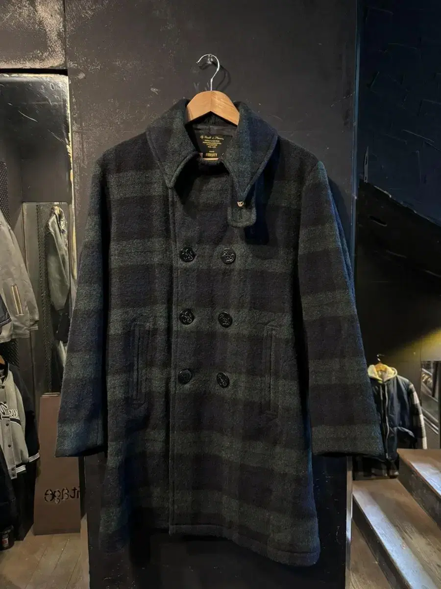 Fidelity USA Check Peacoat (H3404)