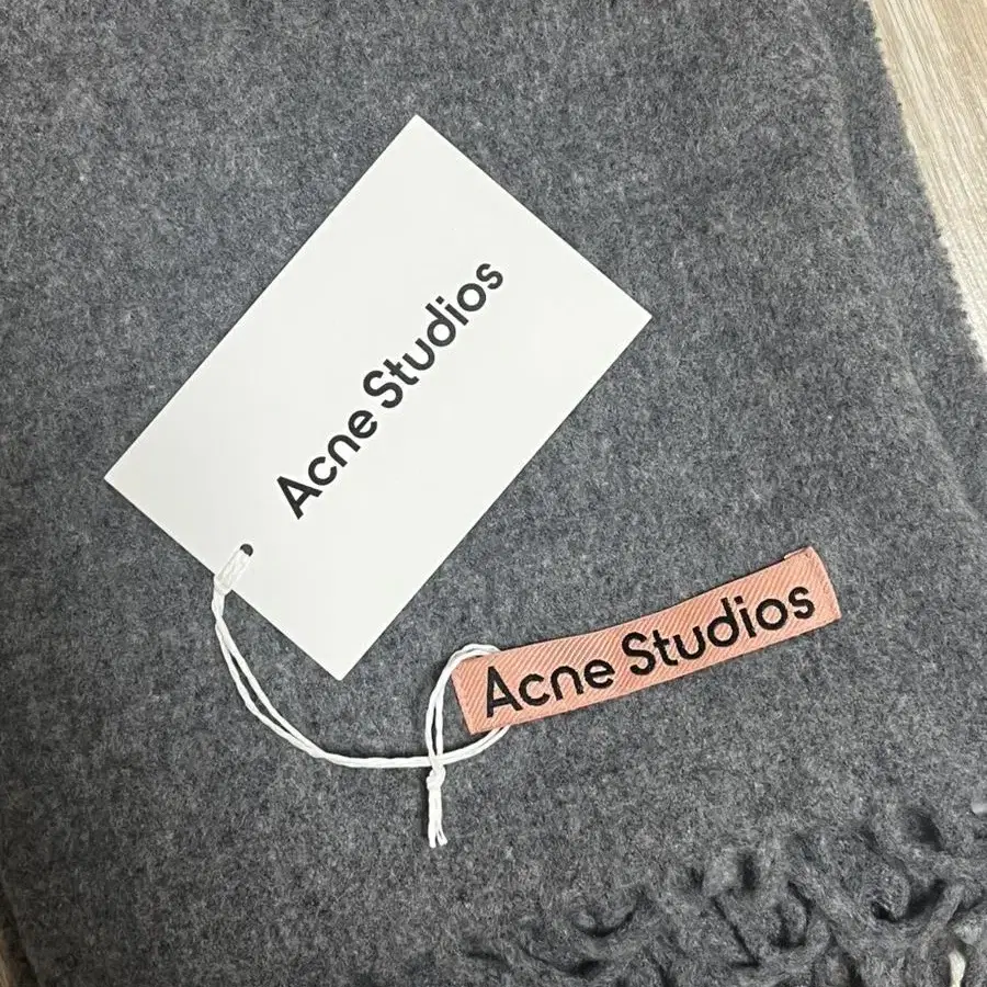 acne studio 아크네 스튜디오 머플러 내로우 그레이 멜란지