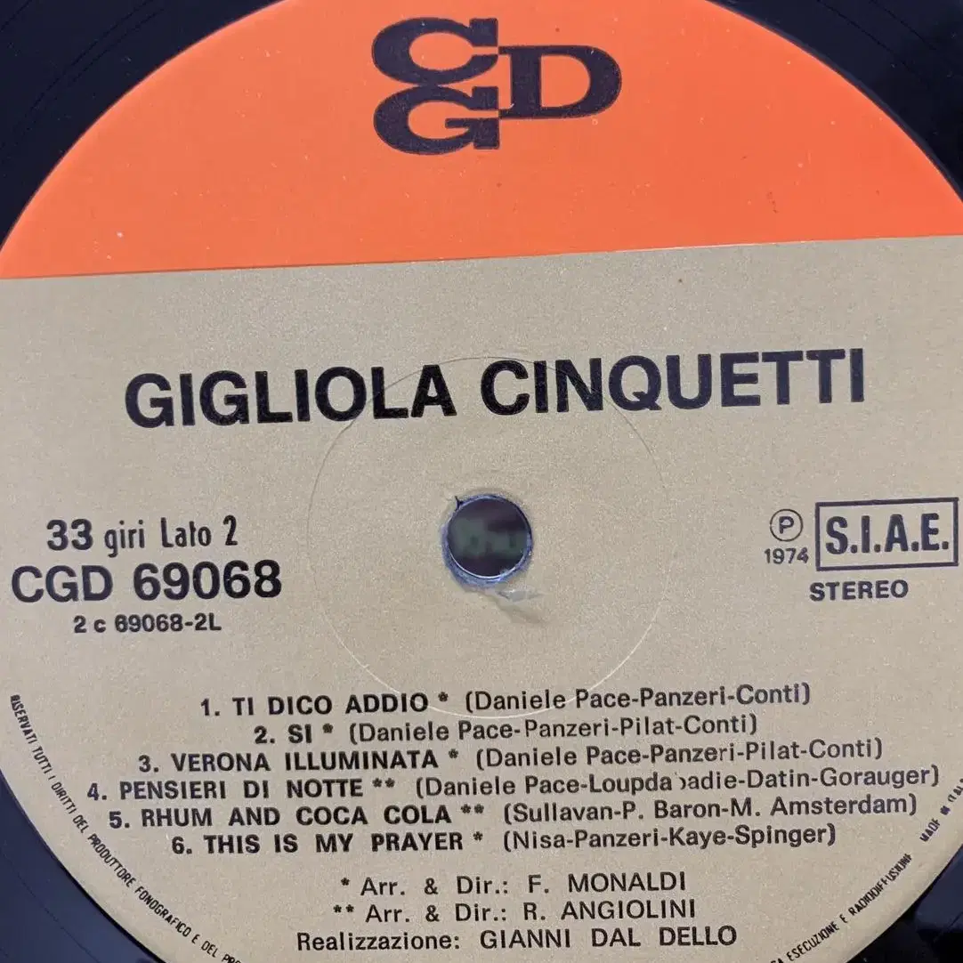 Gigliola Cinquetti LP