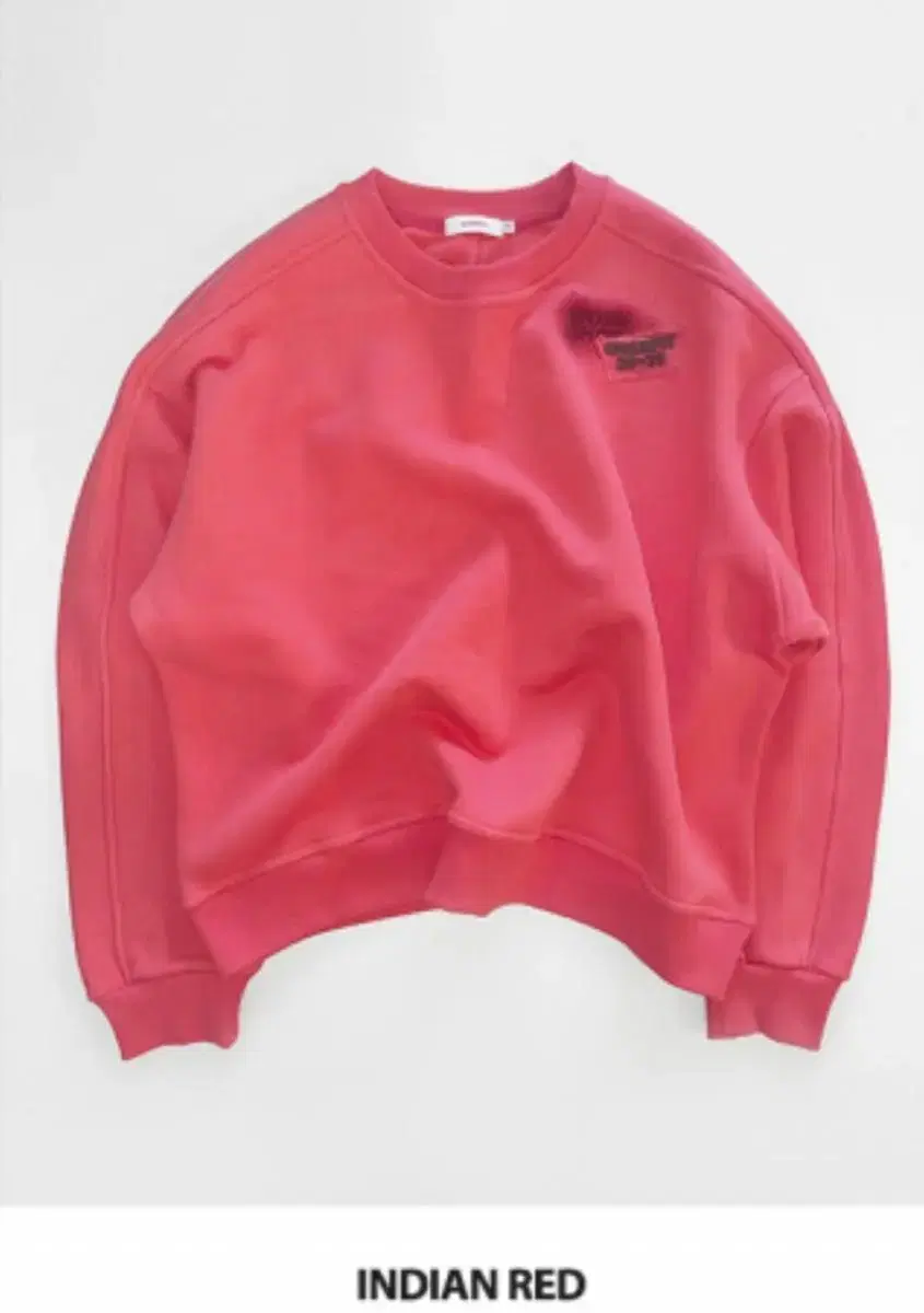 Noirnat Overfit Workshop Sweatshirt Indian Red