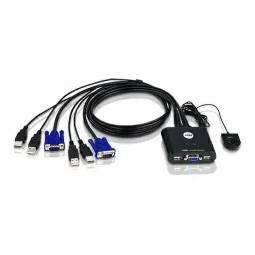 ATEN CS22U 2포트 USB 케이블 KVM 스위치