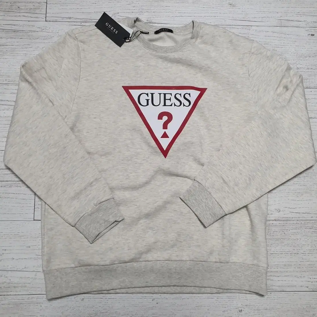 게스 GUESS 기모맨투맨티셔츠 110 새상품 정품 무료배송 절충불가