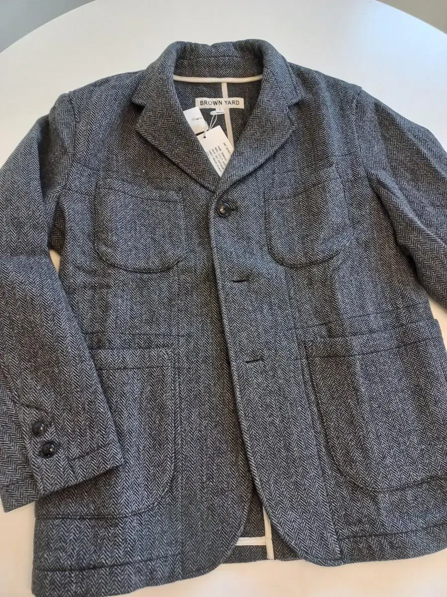 New Arrivals Brownfield Utility Harringbone Jacket size 2