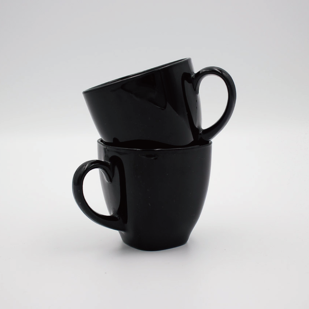 Arcoroc black ceramic cup 5set