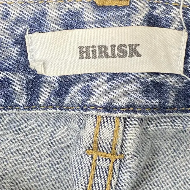 Hirisk 연청 워싱 포켓 데님팬츠 M