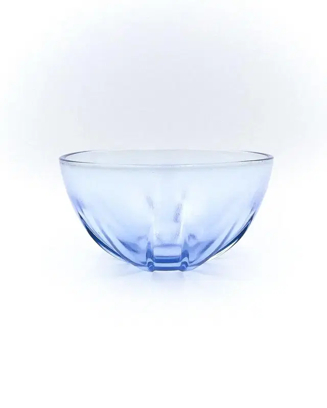 Vintage Glacial Color Gothic Glassbowl