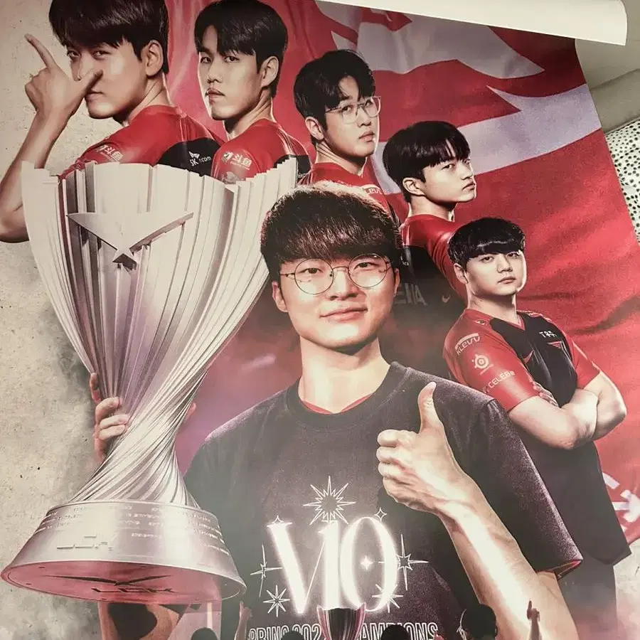 LCK 사진전 T1 포스터