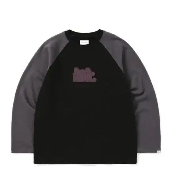 디스이즈네버댓 / Raglan Crewneck Black/Grey