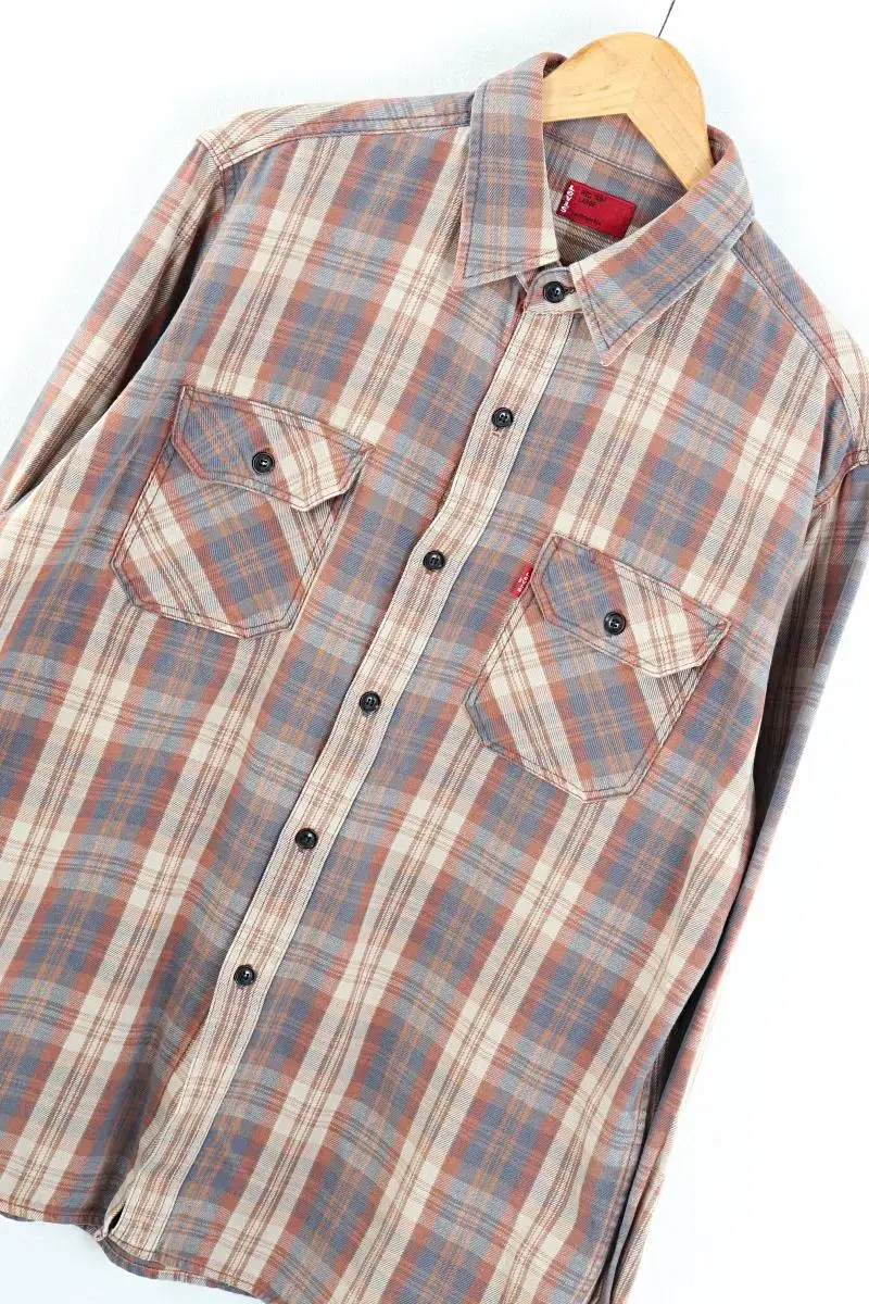 (L) Levi's Shirt Southern Check Amekazi Thick Winter - 9F85