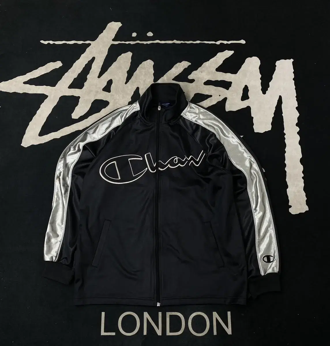 Champion Old School Black Glossy Jersey L