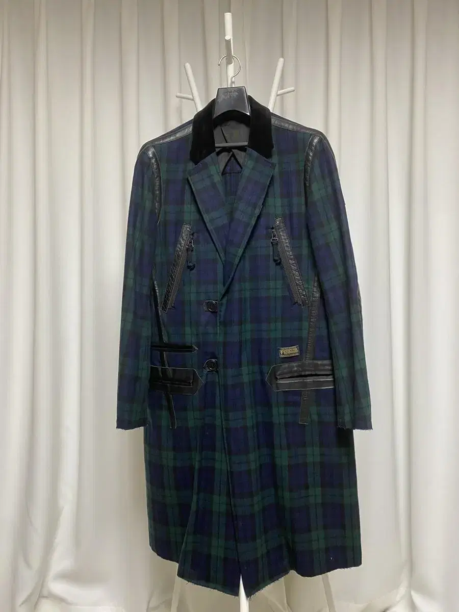 [November Sale] Undercover Tartan Check Coat[2]