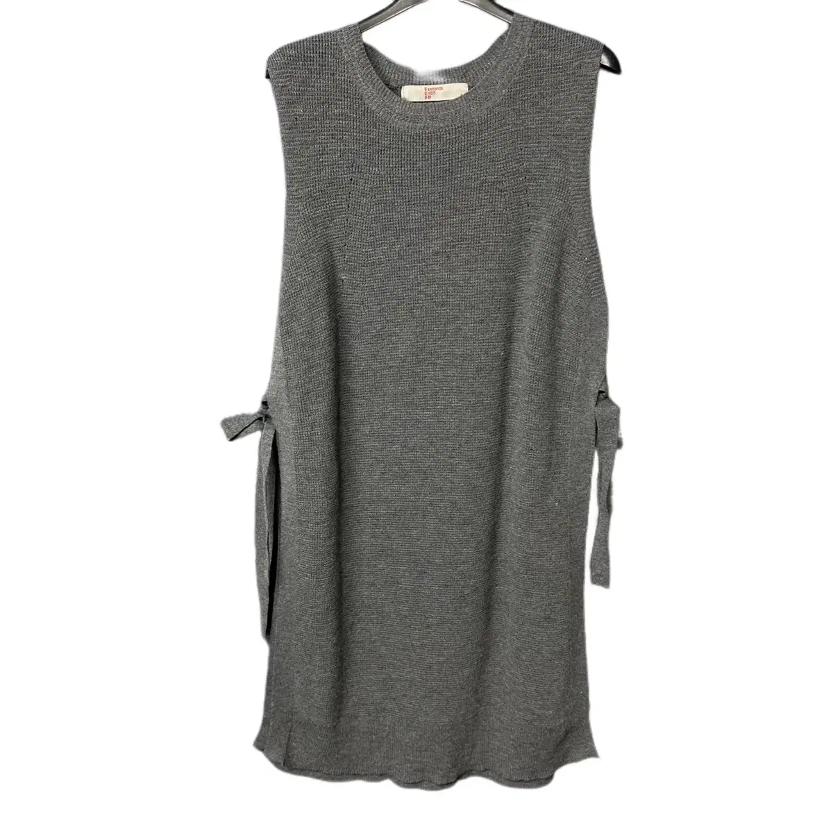 S Eight Seconds Women's Gray Knit Long Vest