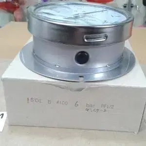 KM108 압력계 100mm 6bar 오일충만식 나사1/2