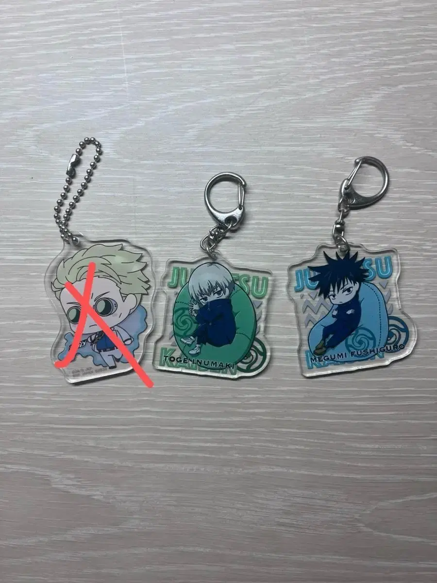 Unmipo) Spinning Nayeon Kento Inumaki Toge Fushiguro Megumi Keyring