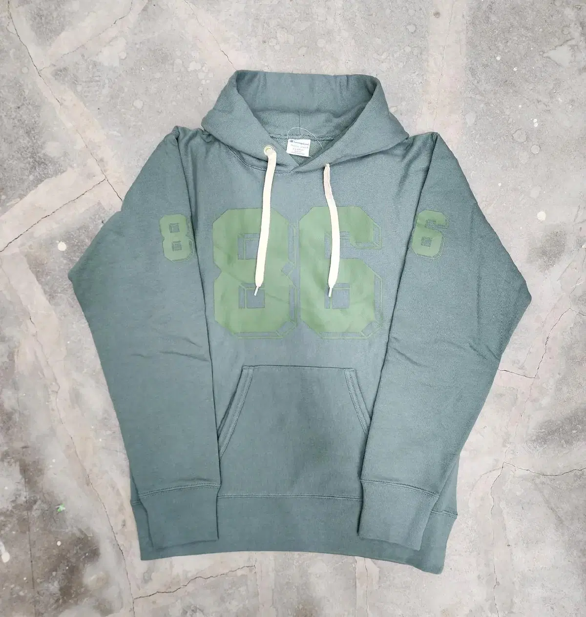 (NEW) Champion Reverse Weave College Print Hoodie