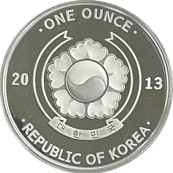 (순은) 제18대 박근혜대통령 취임 기념 메달(PCGS 70등급)