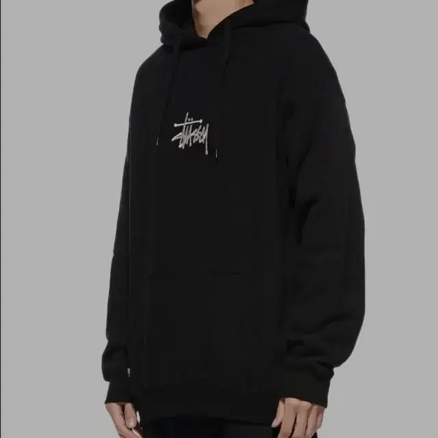 스투시 Stussy 그래피티 후드 블랙 S