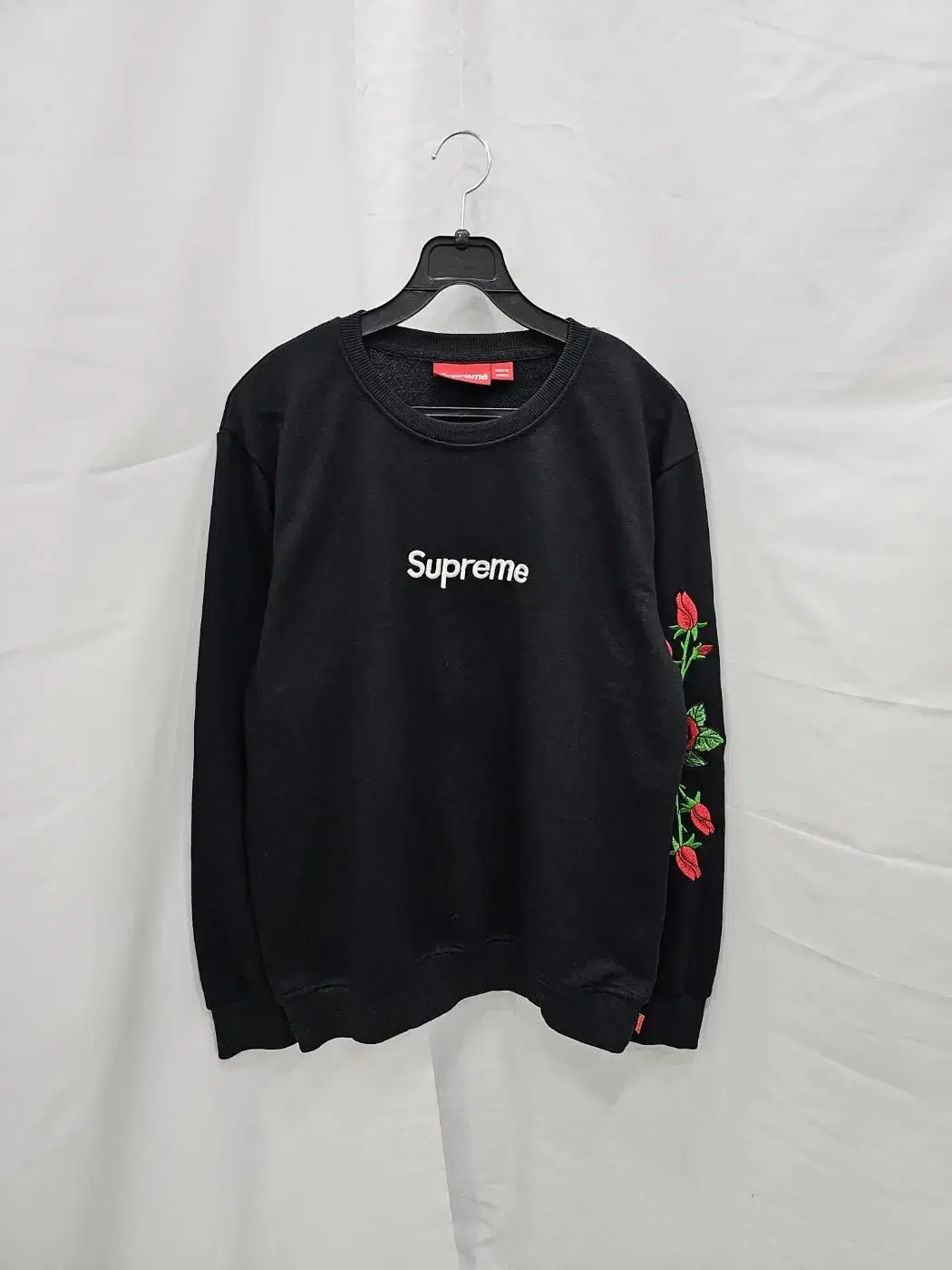 Supreme Flower Logo Embroidered Bikini Top Black L MT017