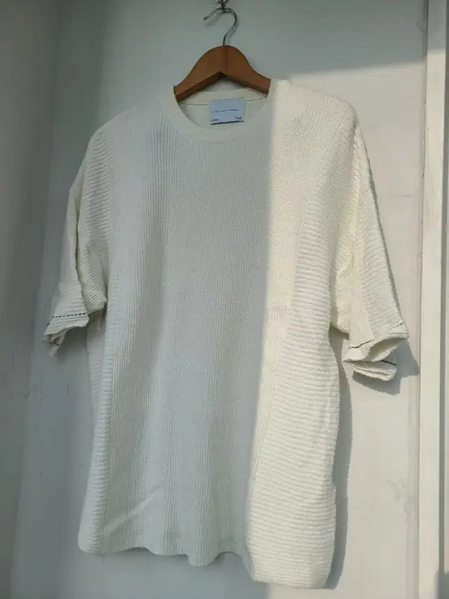 메종미네드 maire knit half t white M