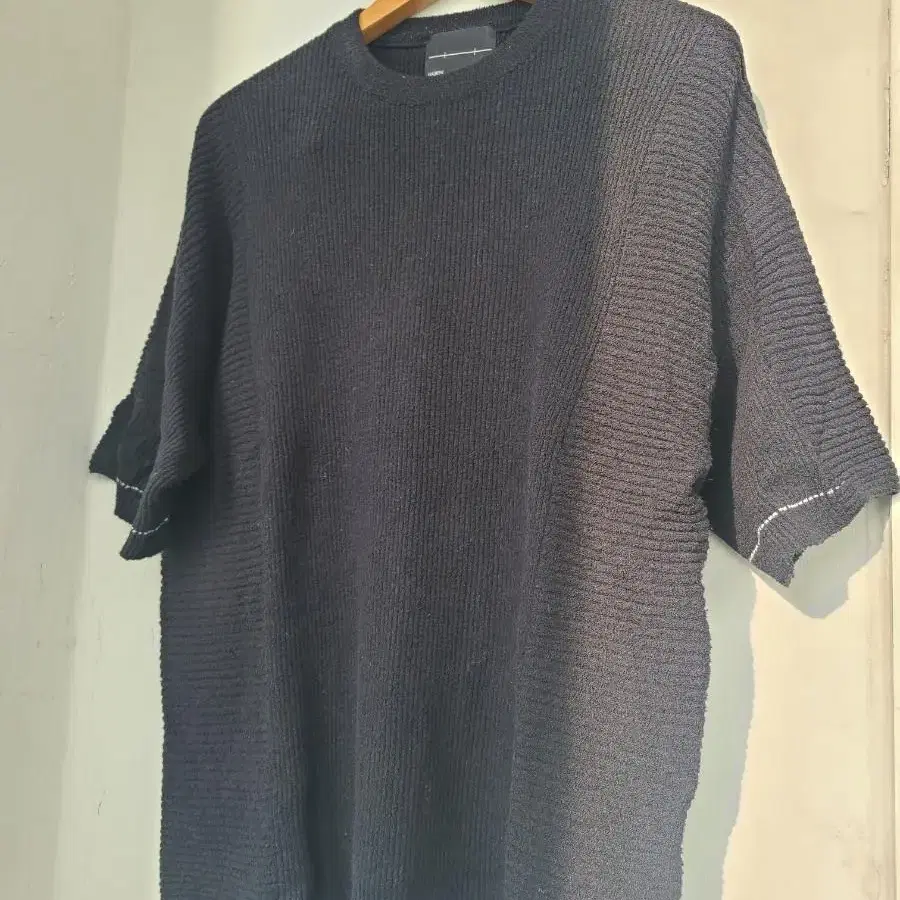 메종미네드 maire knit half t black M