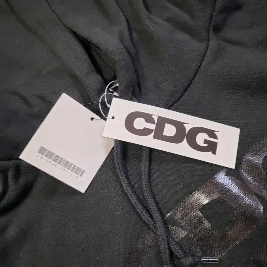 [새상품] CDG 후드티 올블랙 2XL