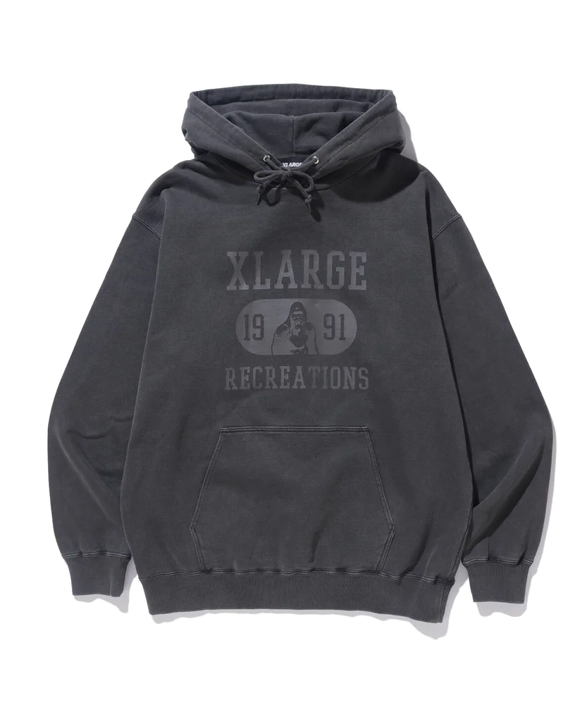 [Overseas] XLARGE Recreational Pigmented Dyed Pullover Hoodie