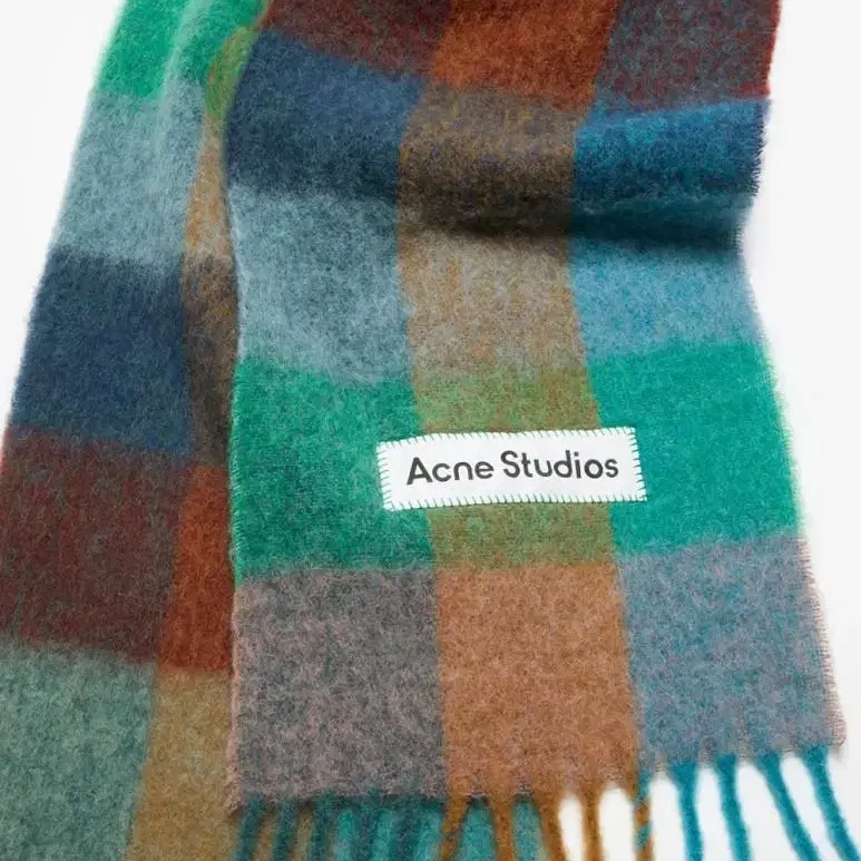 23FW ACNE STUDIO 아크네스튜디오 모헤어 체크 스카프