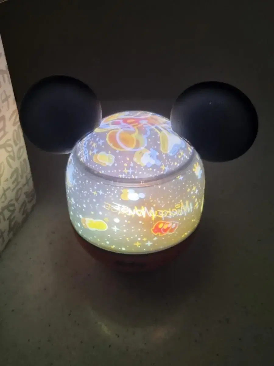 Disney Mickey Mouse Beam Projector Mood Light Nursing Light