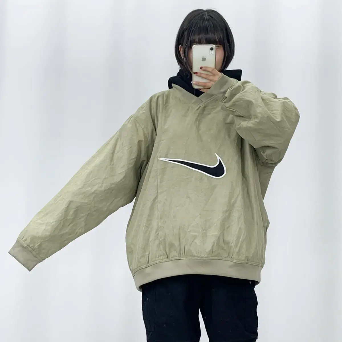 [3XL]Nike Black Bixus SwooshWarmup Khaki BeigeCH3973