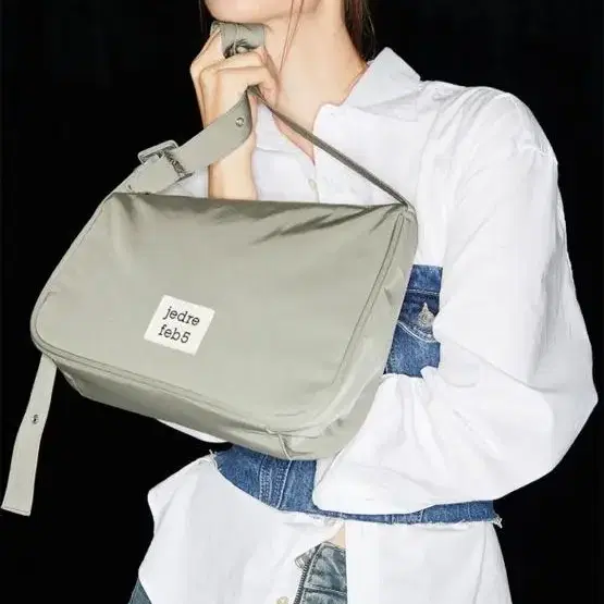 제드레페브5 슬랜트 숄더백 미디움 slant shoulder bag 카키