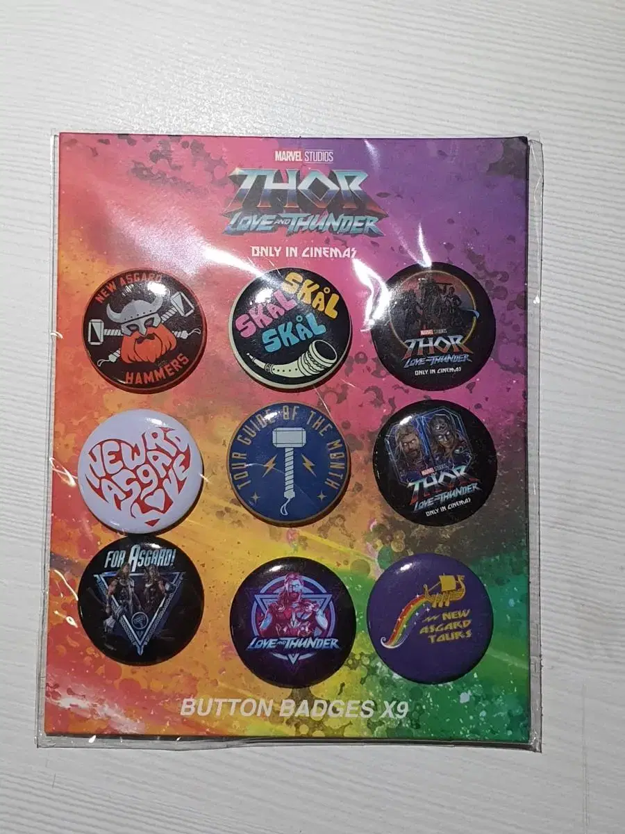 Thor Love & Thunder Pin Button Badge