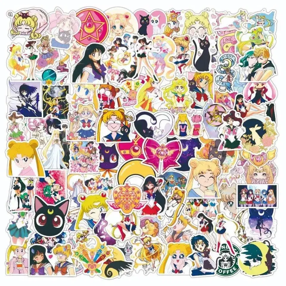 [Domestic Shipping/New] Sailor Moon Big Sculpture sticker 10pcs