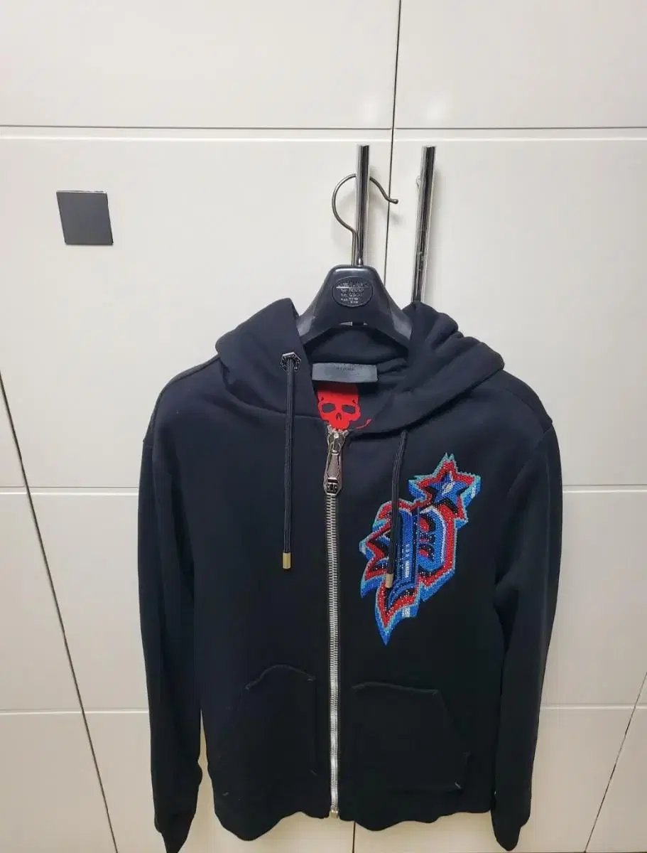 Philip Plein Swarovski Zip-up size L