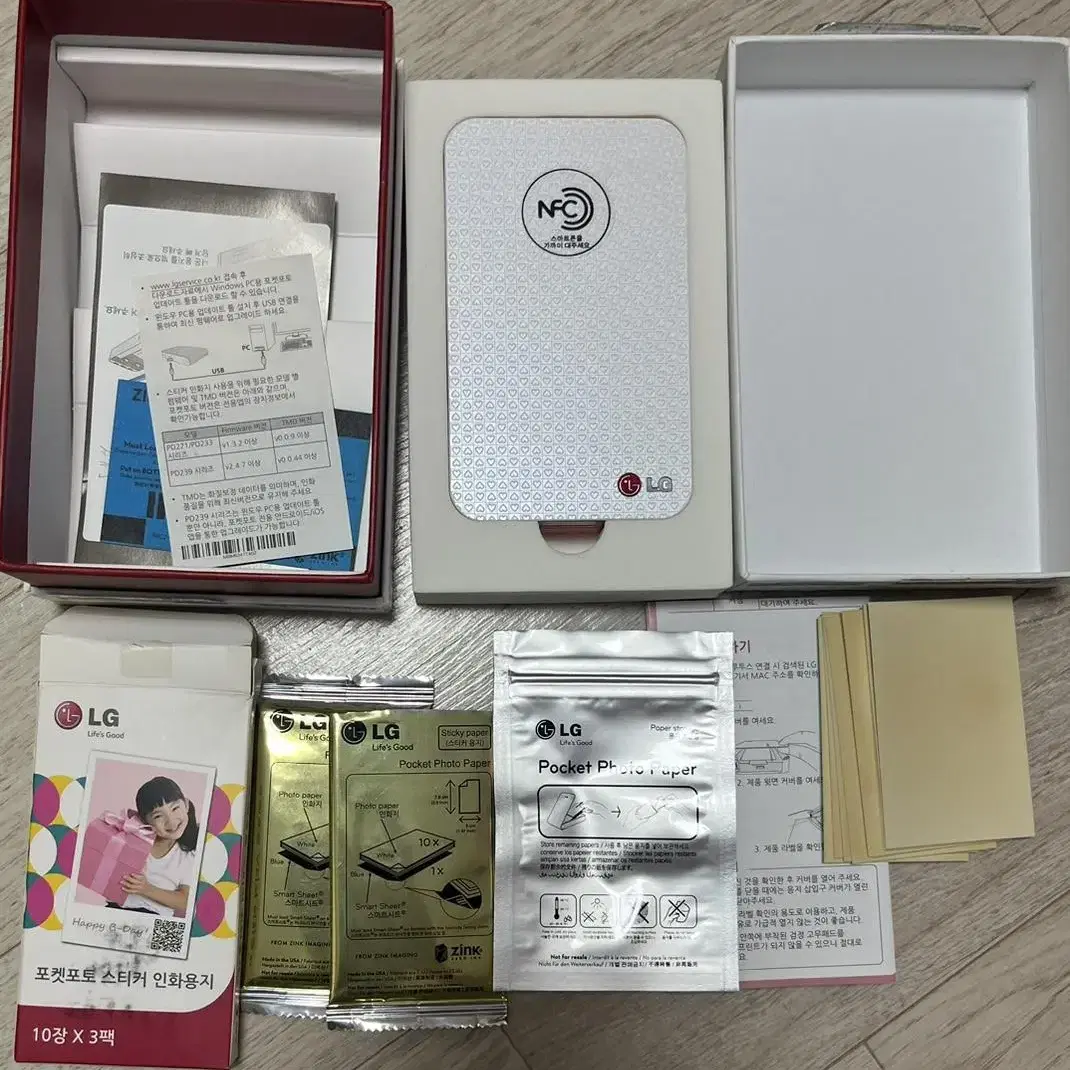 LG 포켓포토 1세대 사진인화 인화기 카메라 필름카메라 프린터 디카 코닥