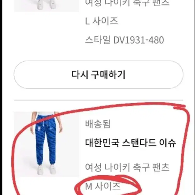 나이키 대한민국 스탠다드 이슈 팬츠