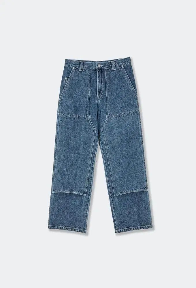 Afterpray Carpenter Washed Denim bloo S New