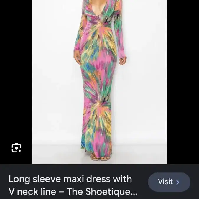 [ISO]Bodycon Deep V-Neck Maxi dress