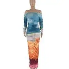 [ISO]Bodycon Deep V-Neck Maxi dress