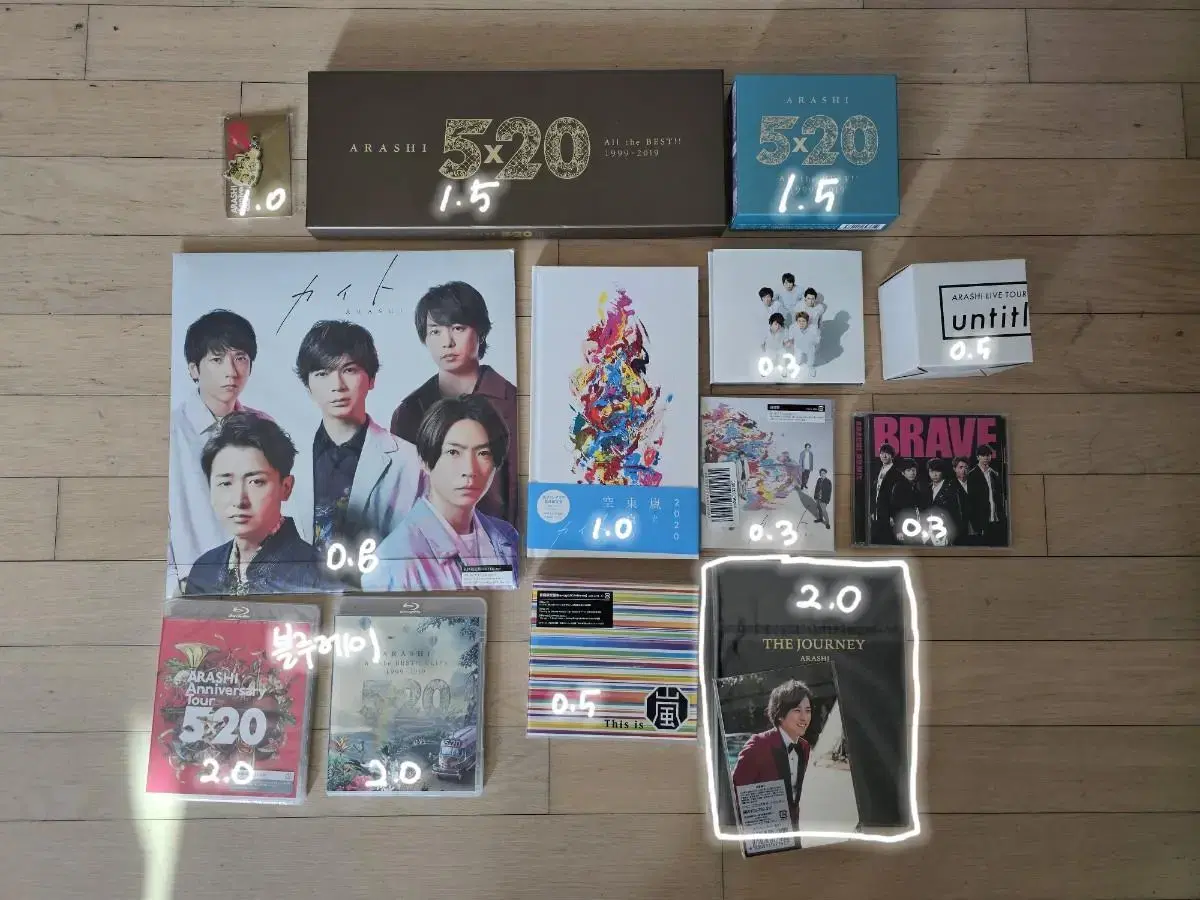 Sell Arashi albums/blu-ray/goods/uchiwa